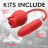 Romping Rose 10X Suction Rose & Thrusting Vibrator