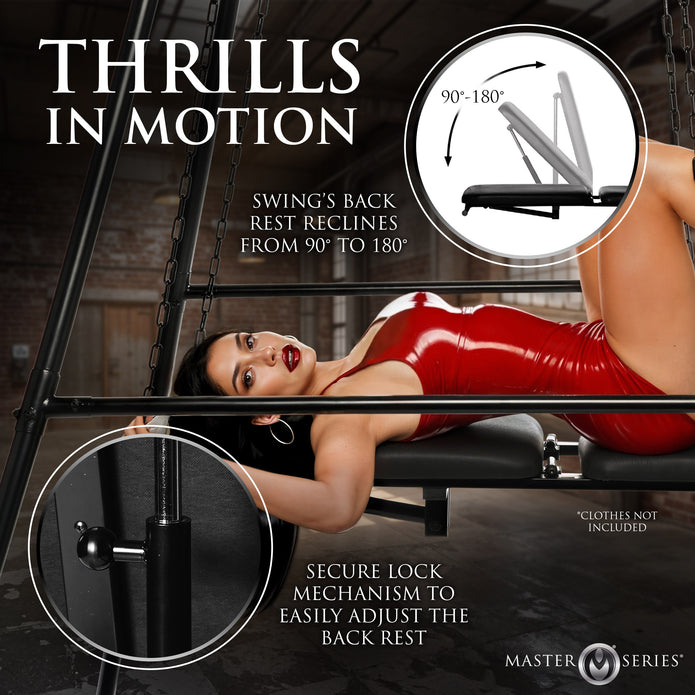 Throne Adjustable Sex Sling with Stand XR Brands Throne Adjustable Sex Sling with Stand XR Brands