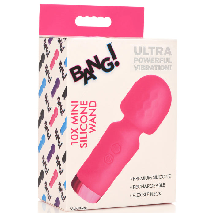10X Mini Silicone Wand - Pink XR Brands 10X Mini Silicone Wand - Pink XR Brands