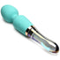Vibra-Glass 10X Turquoise Dual Ended Silicone/Glass Wand