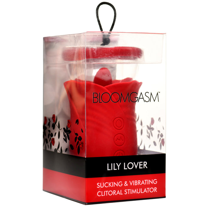Lily Lover Sucking & Vibrating Clitoral Stimulator XR Brands Lily Lover Sucking & Vibrating Clitoral Stimulator XR Brands