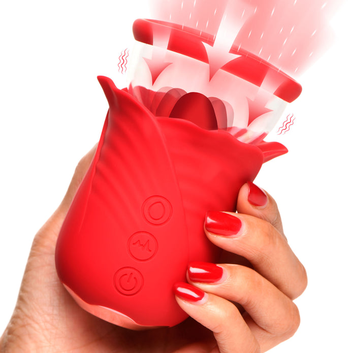 Lily Lover Sucking & Vibrating Clitoral Stimulator XR Brands Lily Lover Sucking & Vibrating Clitoral Stimulator XR Brands