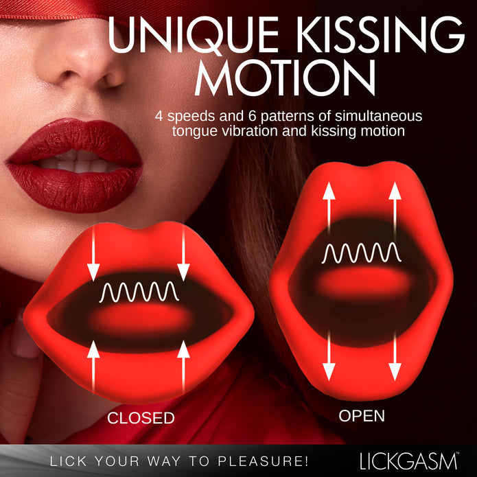 Lickgasm Kiss & Tell Pro Dual-Ended Kissing Vibrator XR Brands Lickgasm Kiss & Tell Pro Dual-Ended Kissing Vibrator XR Brands