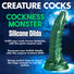 Cockness Monster Lake Creature Silicone Dildo