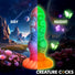 Alien Invader Alien Glow-in-the-Dark Silicone Dildo