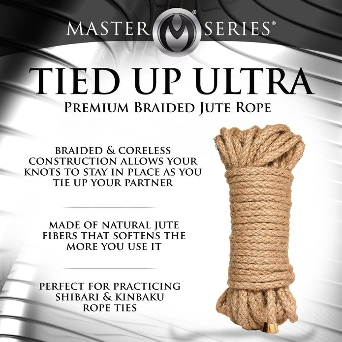 Tua Rope Tied Up Ultra Premium Braided Jute Rope 50 Ft – XR Brands
