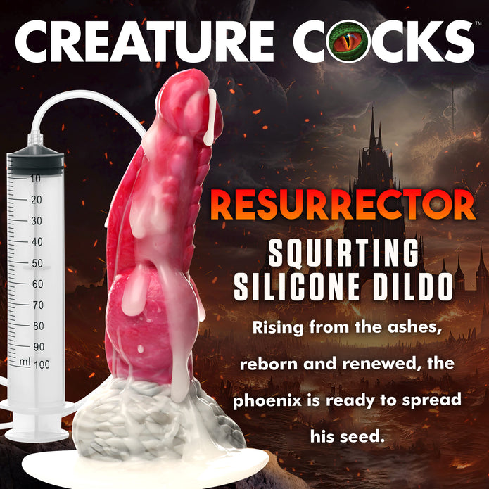 Resurrector Phoenix Squirting Silicone Dildo