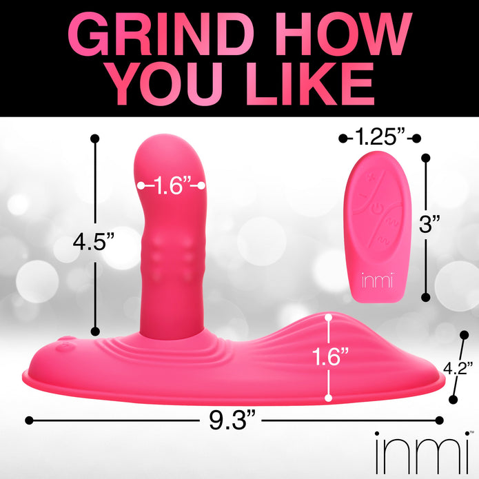 Spin 'N' Grind Rotating & Vibrating Silicone Grinder XR Brands Spin 'N' Grind Rotating & Vibrating Silicone Grinder XR Brands