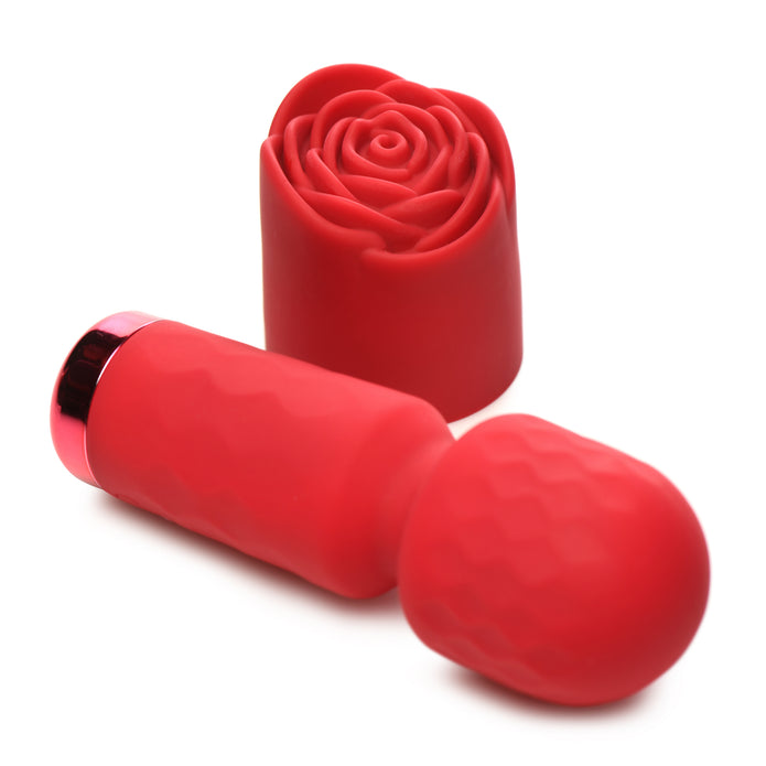 Pleasure Rose-Petite Mini Silicone Rose Wand