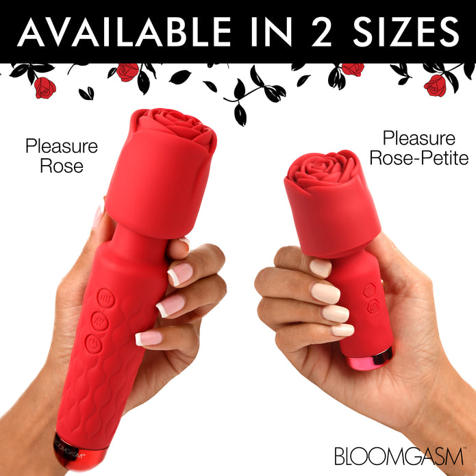 Pleasure Rose-Petite Mini Silicone Rose Wand XR Brands Pleasure Rose-Petite Mini Silicone Rose Wand XR Brands