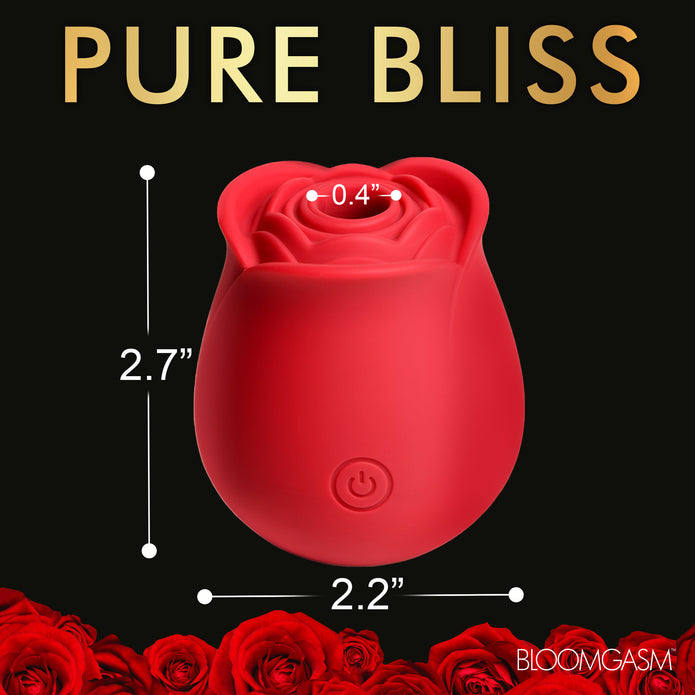 The Perfect Rose Clitoral Stimulator - Red XR Brands The Perfect Rose Clitoral Stimulator - Red XR Brands