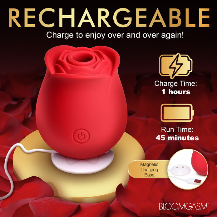 The Perfect Rose Clitoral Stimulator - Red XR Brands The Perfect Rose Clitoral Stimulator - Red XR Brands