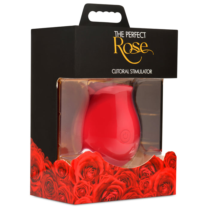 The Perfect Rose Clitoral Stimulator - Red XR Brands The Perfect Rose Clitoral Stimulator - Red XR Brands
