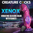 Xenox Vibrating Silicone Dildo with Remote