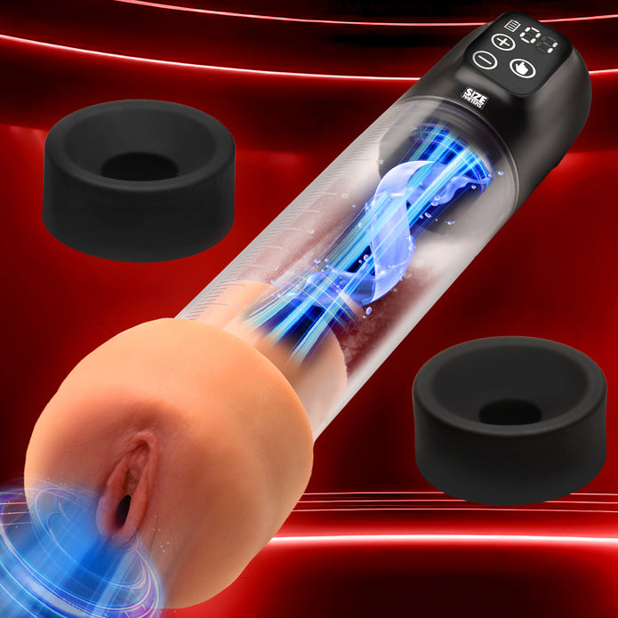 5X Sucking Penis Pump w/ Attachments XR Brands 5X Sucking Penis Pump w/ Attachments XR Brands