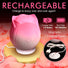 Pulsing Petals Throbbing Rose Stimulator - Pink