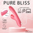 Candy-Thrust Silicone Thrusting and Sucking Rabbit Vibrator