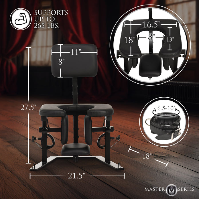 Pleasure Throne Oral Sex Chair XR Brands Pleasure Throne Oral Sex Chair XR Brands