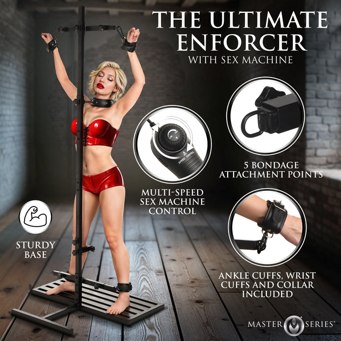 Ultimate Enforcer Forced Orgasm Tower with Sex Machine XR Brands Ultimate Enforcer Forced Orgasm Tower with Sex Machine XR Brands
