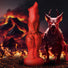 Fire Hound Silicone Dildo - Large