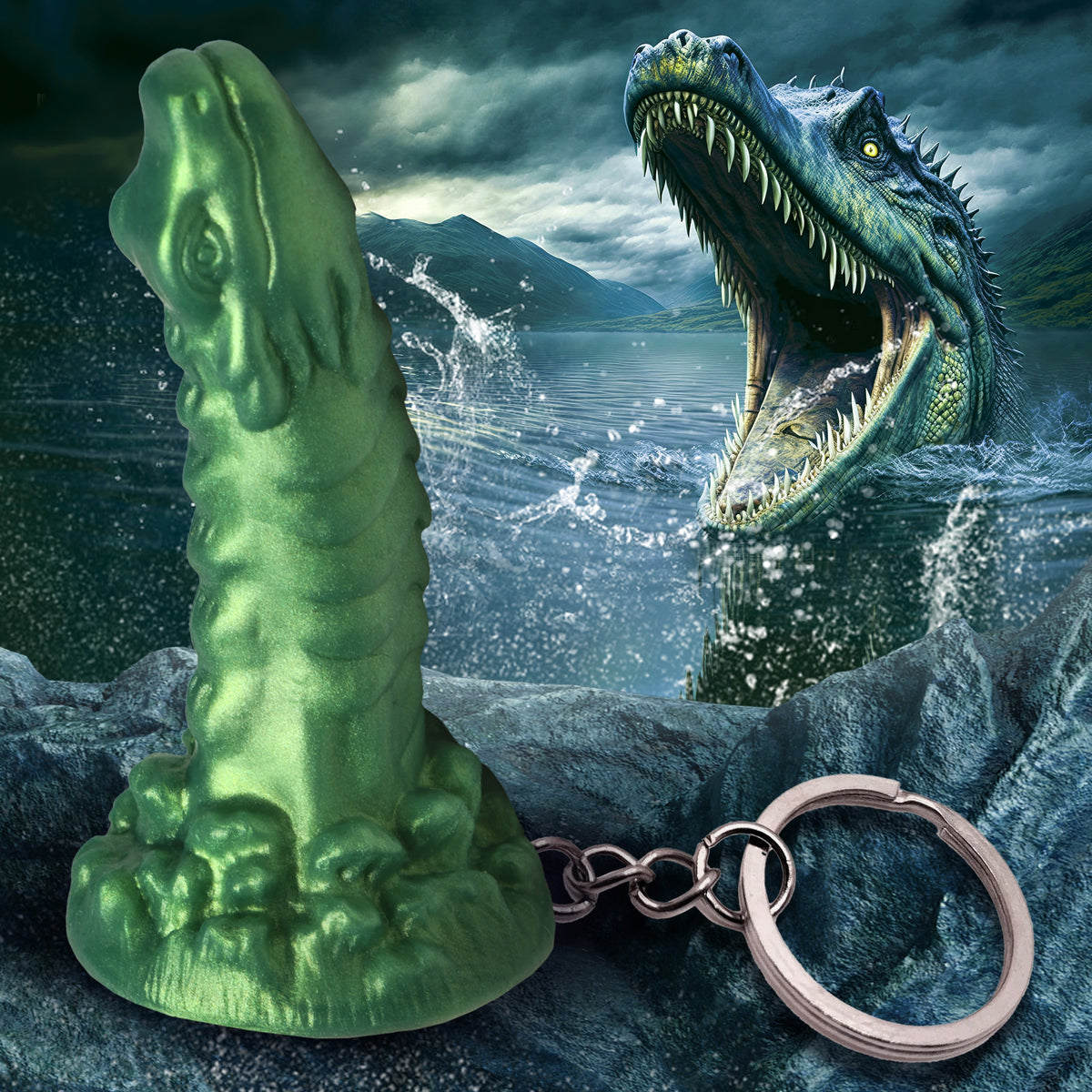 Cockness Monster Keychain