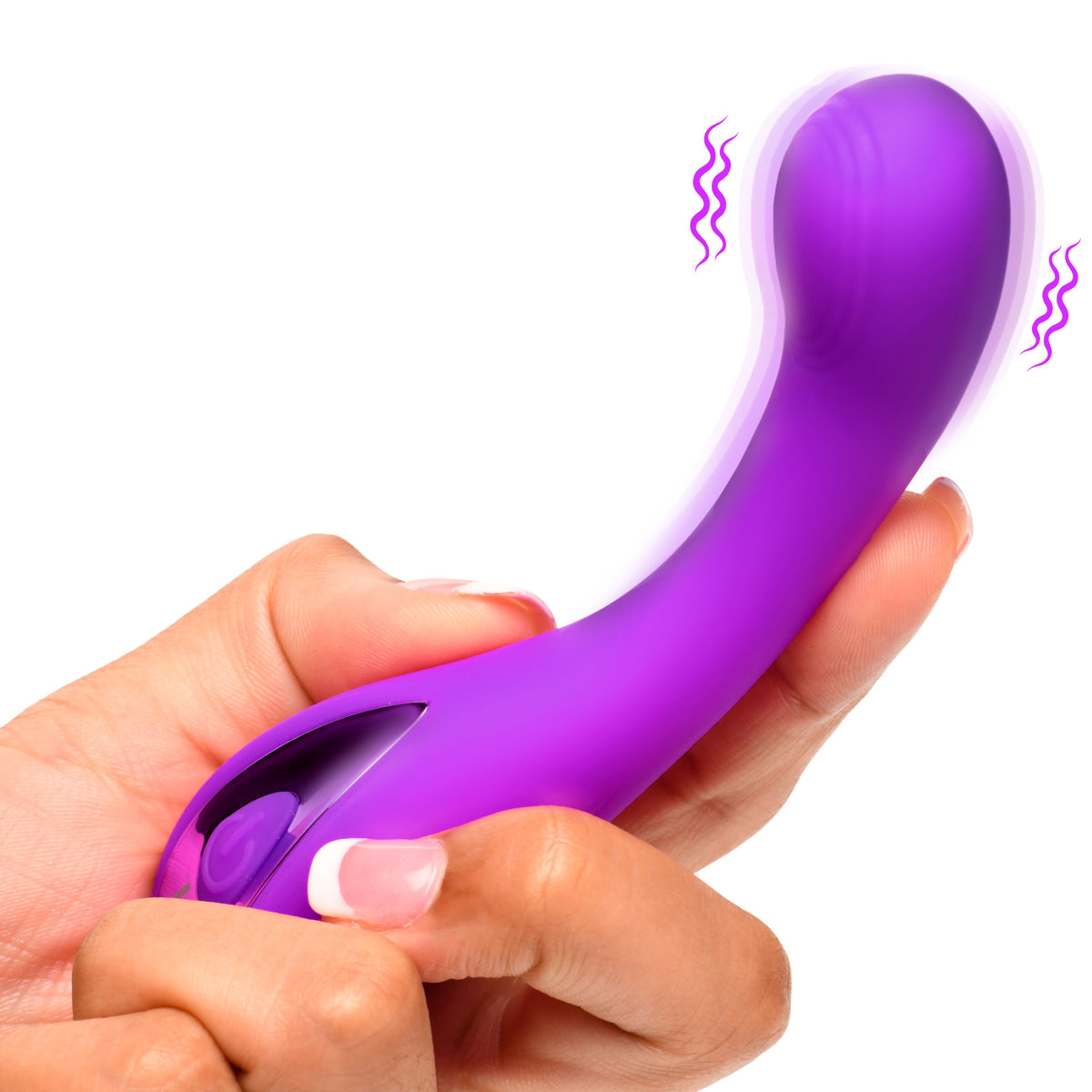 G-Spot Silicone Vibrator - Purple