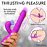 Thrust Wave Thrusting & Sucking Rabbit Vibrator