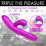 Thrust Wave Thrusting & Sucking Rabbit Vibrator