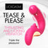 Tease & Please Thrusting & Licking Vibrator