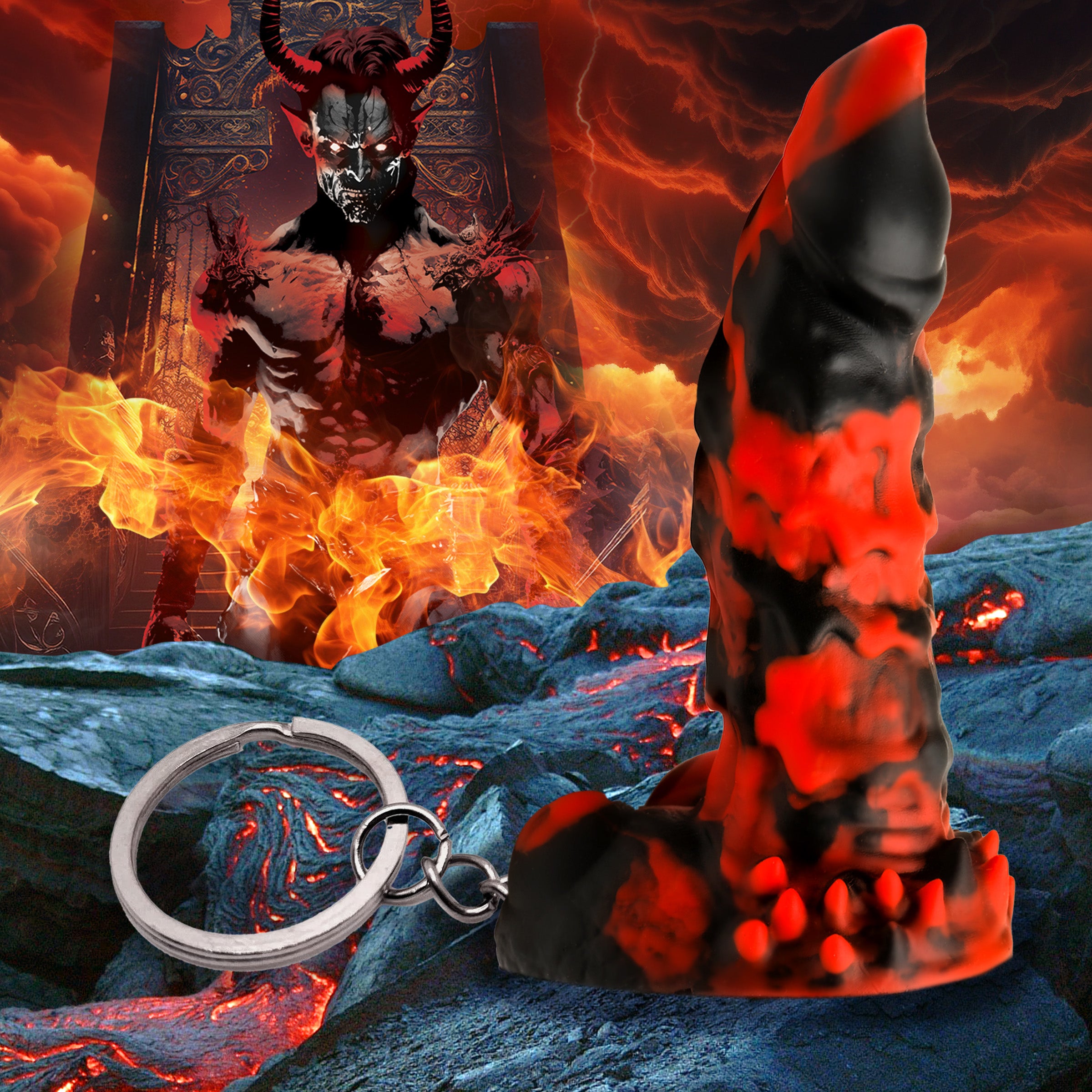 Fire Demon Keychain – XR Brands