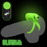 28X Glow-in-the-Dark Cock Ring w/ Remote