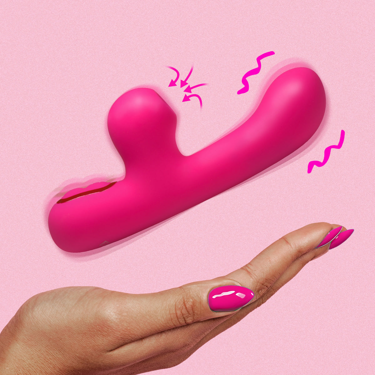 G-Spot Rabbit Vibrator - Pink XR Brands G-Spot Rabbit Vibrator - Pink XR Brands
