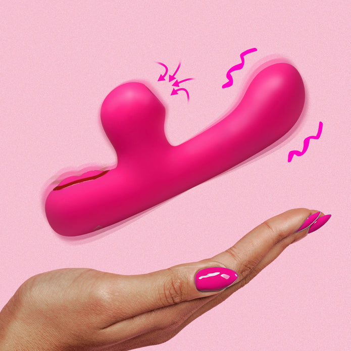 G-Spot Rabbit Vibrator - Pink XR Brands G-Spot Rabbit Vibrator - Pink XR Brands