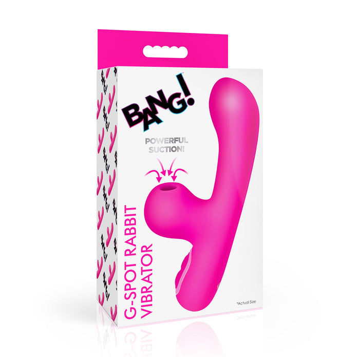 G-Spot Rabbit Vibrator - Pink XR Brands G-Spot Rabbit Vibrator - Pink XR Brands