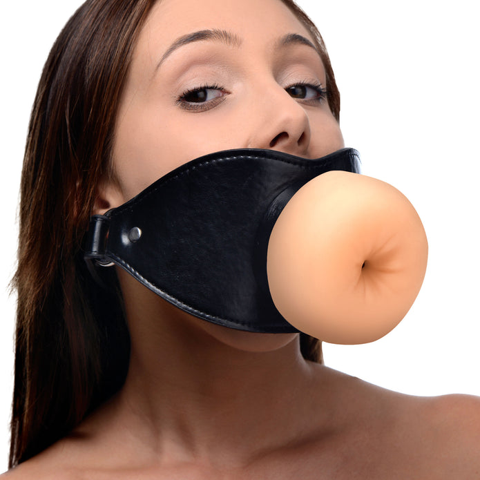 Ass Face Mouth Gag XR Brands Ass Face Mouth Gag XR Brands