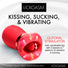 Kiss Me More Kissing, Sucking, & Vibrating Clitoral Stimulator