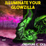 Glowzilla Glow-in-the-Dark Silicone Dildo