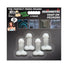 Glow-in-the-Dark Magnetic Snap-On Peckers - 4 Pack