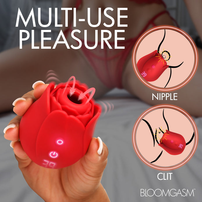 Cyber Rose Sucking & Vibrating Digital Clitoral Stimulator XR Brands Cyber Rose Sucking & Vibrating Digital Clitoral Stimulator XR Brands