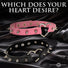 Spiked Heart Choker - Pink