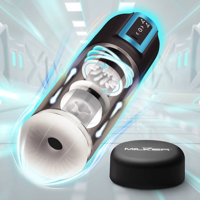Roto-Stroke Thrusting & Rotating Masturbator XR Brands Roto-Stroke Thrusting & Rotating Masturbator XR Brands