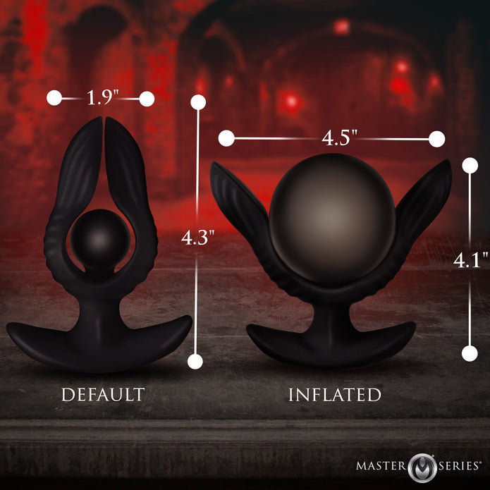 Dark Pearl Inflatable Vibrating Butt Plug XR Brands Dark Pearl Inflatable Vibrating Butt Plug XR Brands