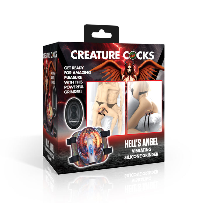 Hell's Angel Vibrating Silicone Grinder XR Brands Hell's Angel Vibrating Silicone Grinder XR Brands