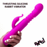 Thrusting Silicone Rabbit Vibrator