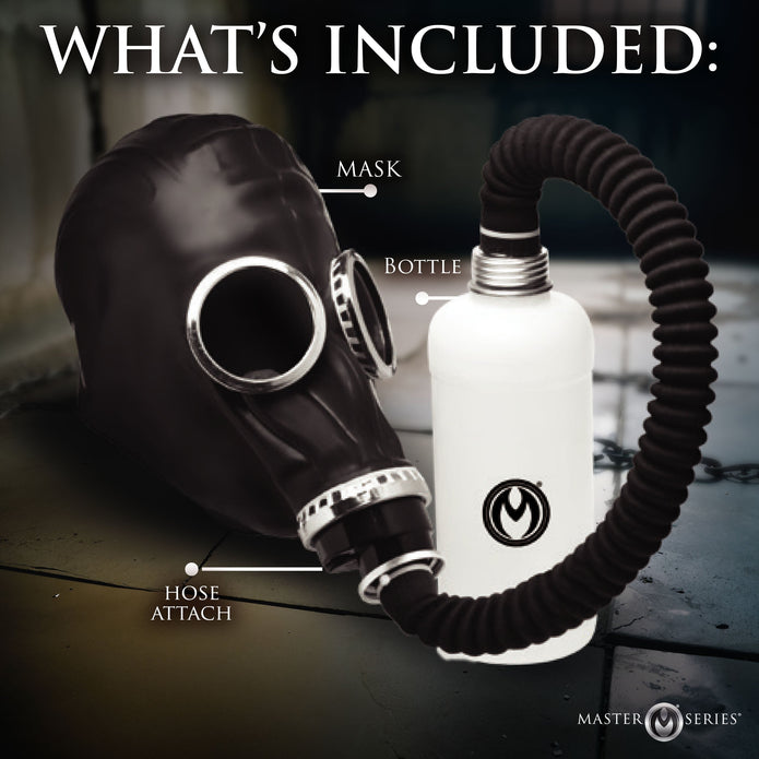 Dark Inhaler Gas Mask with Bottle – XR Brands