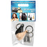 Nuts Keychain Set - Dark, Light, Silver