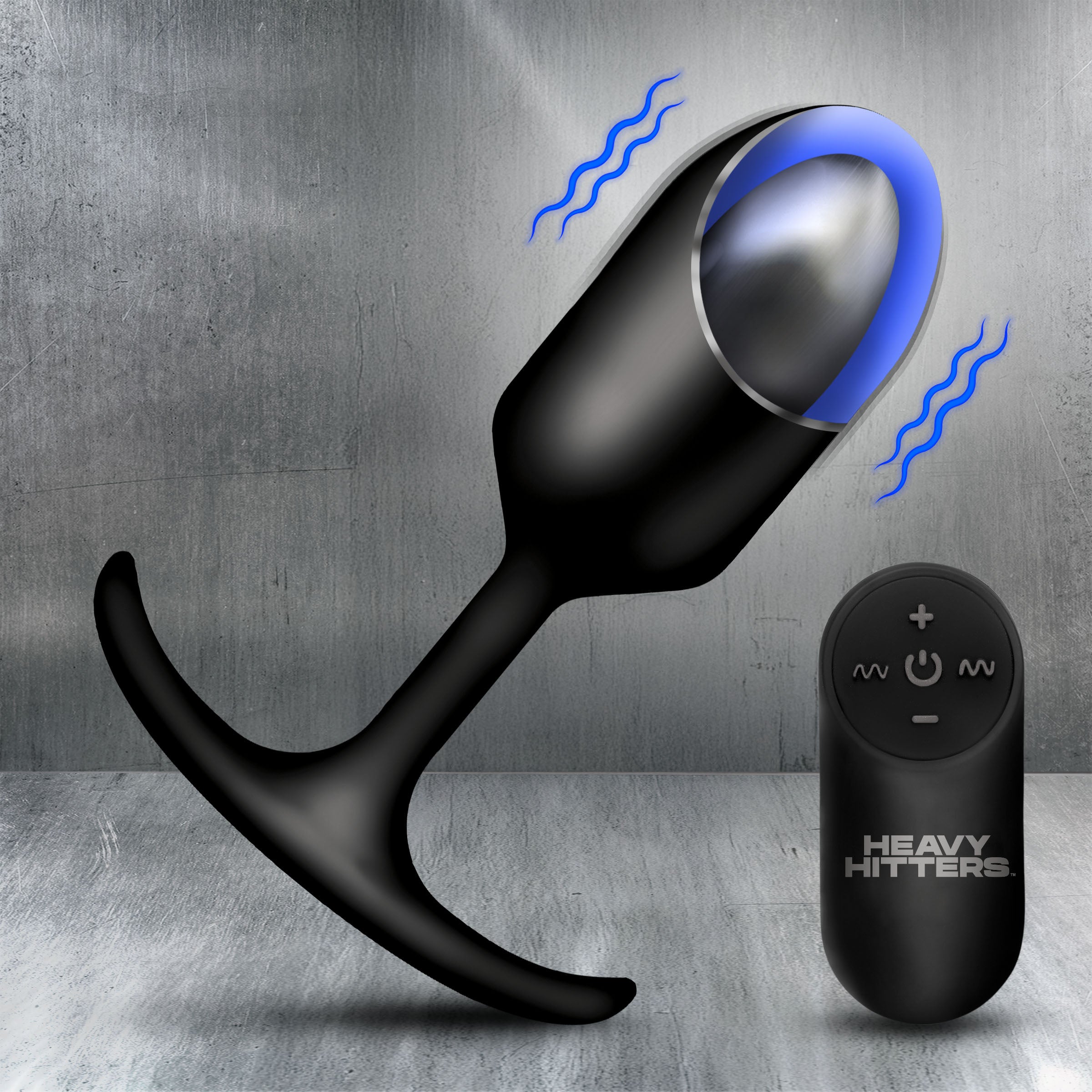 Vibrating XL Weighted Silicone Anal Plug – XR Brands