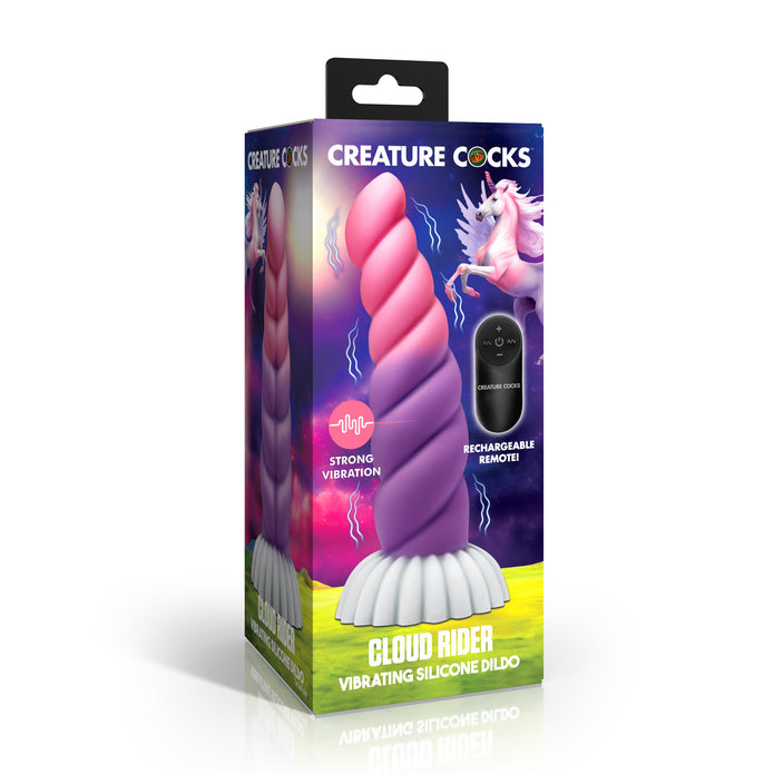 Cloud Rider Unicorn Silicone Dildo XR Brands Cloud Rider Unicorn Silicone Dildo XR Brands