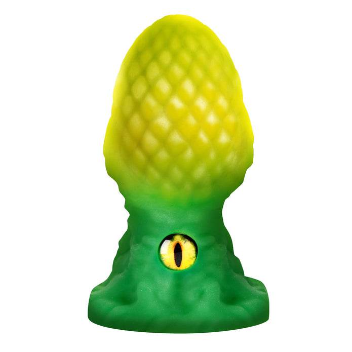 Eye of the Dragon Silicone Butt Plug - Green XR Brands Eye of the Dragon Silicone Butt Plug - Green XR Brands