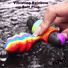 Vibrating Rainbow Butt Plug